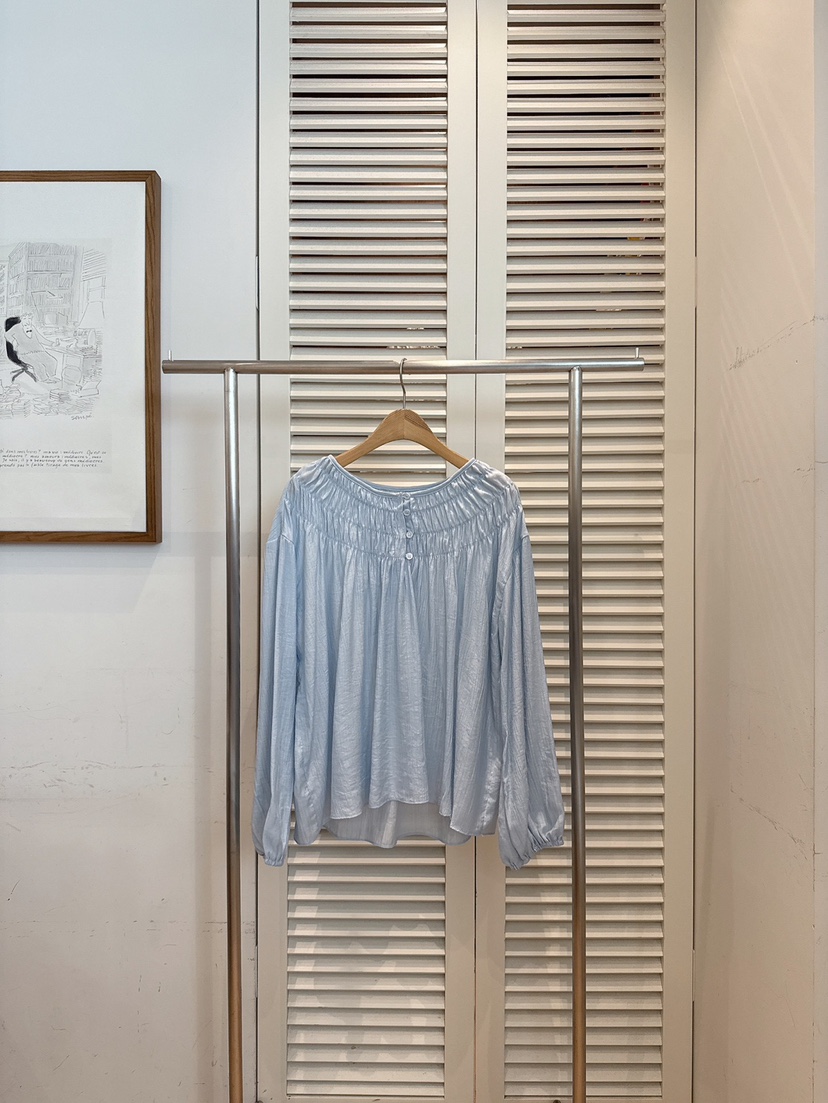 FAVE-L東大門㊣直郵女裝新品推薦真品休閑25秋冬襯衫蕾絲衫FAVE-L襯衫/蕾絲衫圖色3