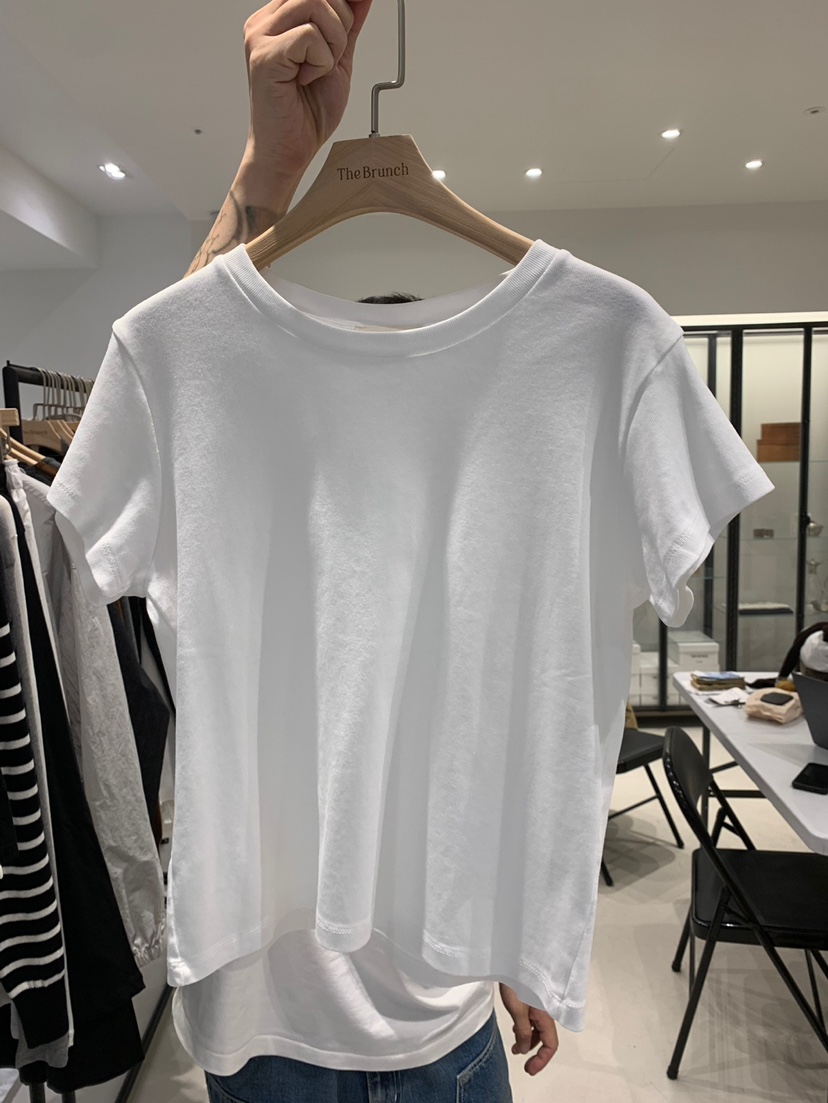 THE BRUNCH東大門㊣實拍女士新品推薦時尚25秋冬人氣熱賣T恤THE BRUNCHT恤圖色1