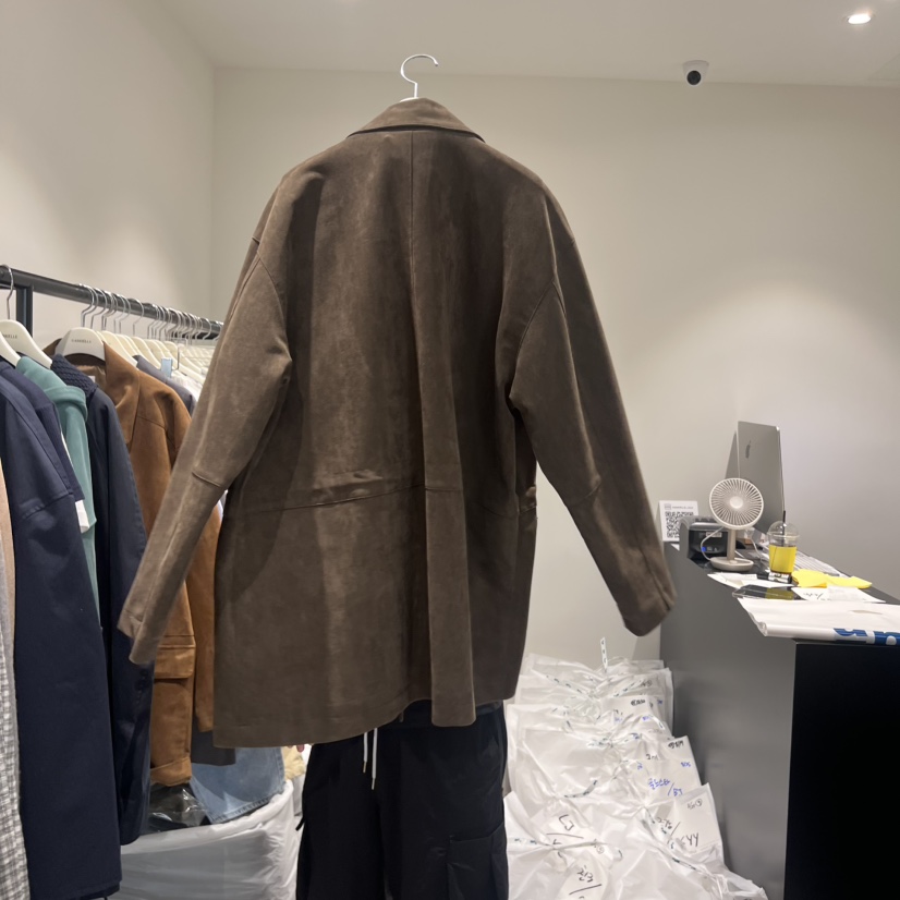 GABRIELLE韓國代購㊣女裝新品職業熱賣休閑人氣真品夾克絨面革GABRIELLE夾克