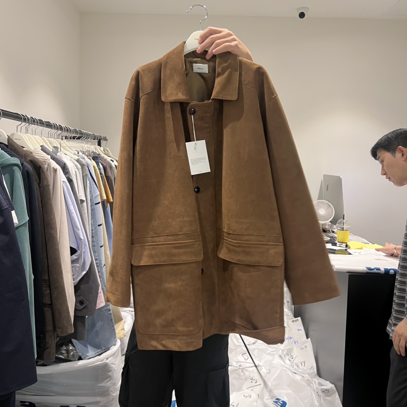 GABRIELLE韓國代購㊣女裝新品職業熱賣休閑人氣真品夾克絨面革GABRIELLE夾克圖色2