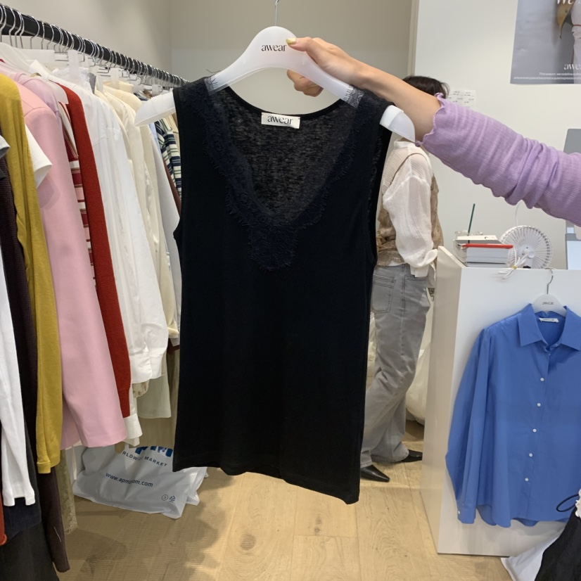 RUMIRU/AWEAR韓國代購㊣女士新款職業時尚人氣熱賣吊帶背心awear/RUMIRU吊帶/背心圖色1