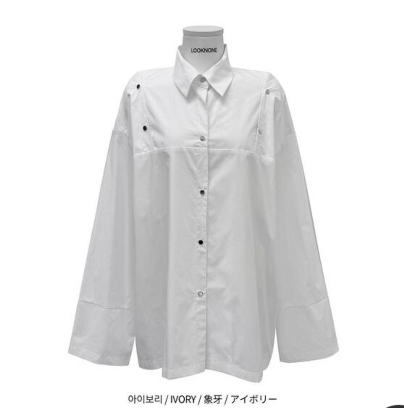 PAIRING東大門㊣實拍女裝新款25秋冬人氣休閑熱賣襯衫蕾絲衫PAIRING襯衫/蕾絲衫圖色1