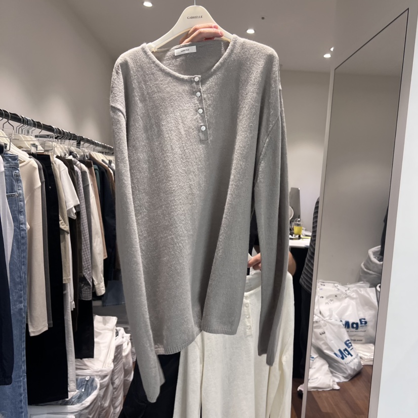 GABRIELLE東大門㊣實拍女裝新品人氣真品時尚職業休閑長袖T恤GABRIELLE長袖T恤圖色3