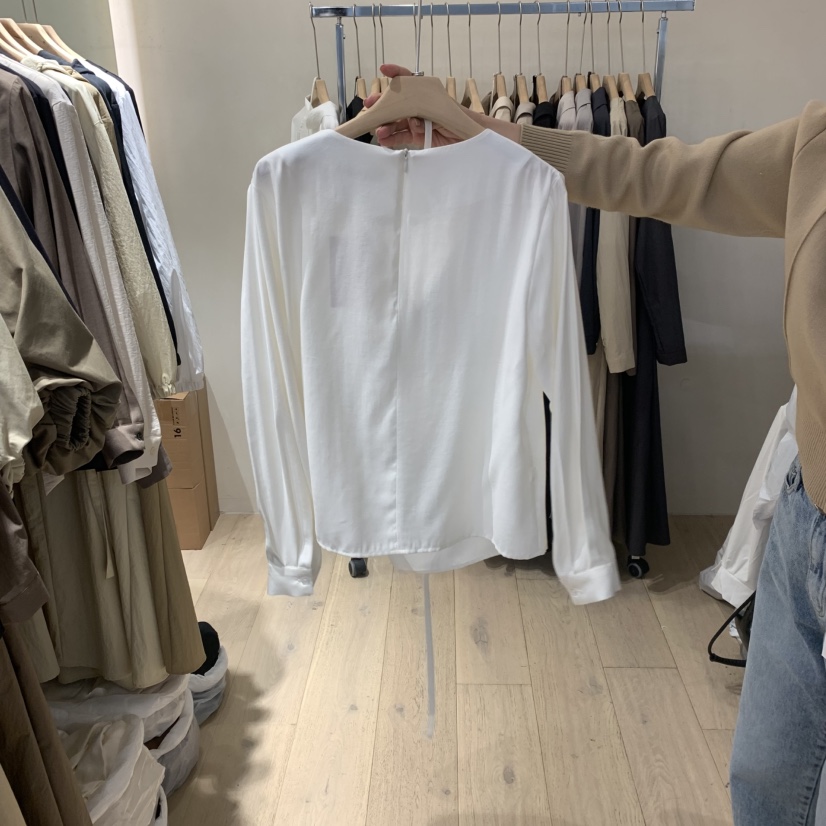 ARCHER韓國代購㊣女裝新品人氣25秋冬熱賣真品休閑襯衫蕾絲衫ARCHER襯衫/蕾絲衫