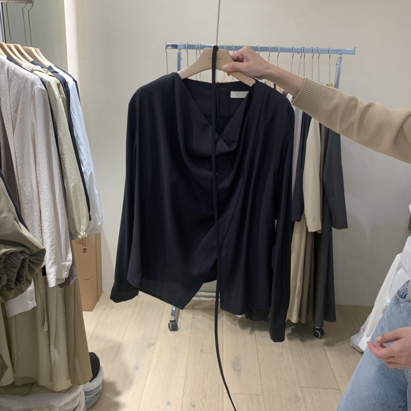 ARCHER韓國代購㊣女裝新品人氣25秋冬熱賣真品休閑襯衫蕾絲衫ARCHER襯衫/蕾絲衫圖色3