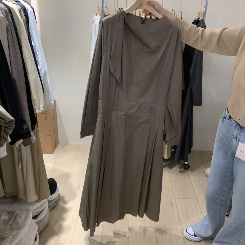 ARCHER韓國代購㊣女裝新款推薦休閑真品人氣時尚職業連衣裙ARCHER連衣裙圖色2