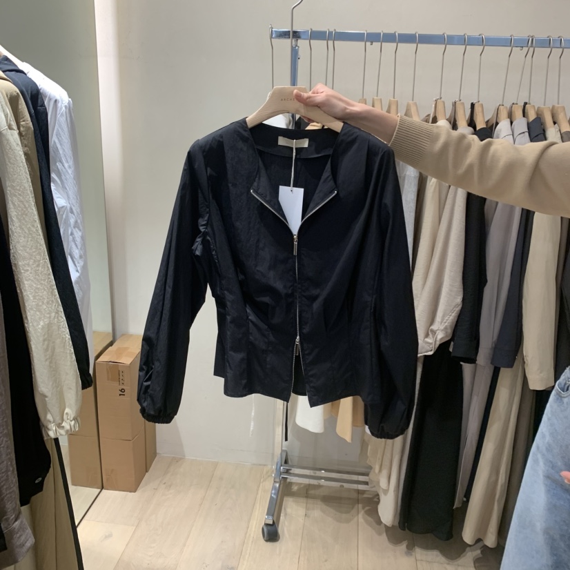 ARCHER韓國代購㊣女裝新品休閑熱賣人氣25秋冬真品夾克拉鏈ARCHER夾克圖色2
