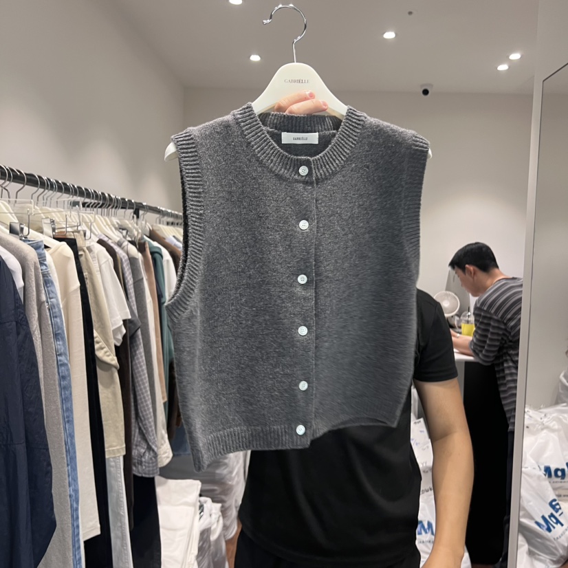 GABRIELLE東大門㊣實拍女裝新品休閑職業時尚熱賣25秋冬馬甲GABRIELLE馬甲圖色3