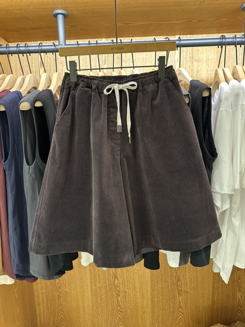 HI YANN韓國直郵㊣女士新品25秋冬休閑時尚職業人氣熱賣短褲HI YANN短褲圖色3