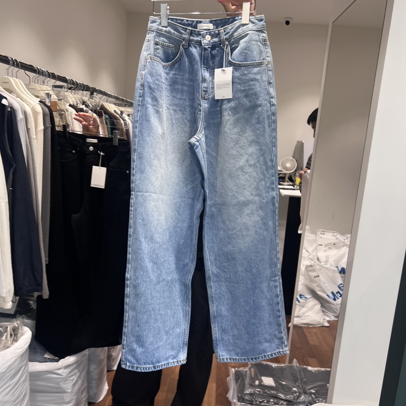 GABRIELLE東大門㊣實拍女士新品人氣25秋冬休閑推薦熱賣牛仔褲GABRIELLE牛仔褲圖色1