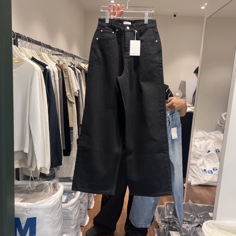 GABRIELLE東大門㊣實拍女士新品人氣25秋冬休閑推薦熱賣牛仔褲GABRIELLE牛仔褲圖色2