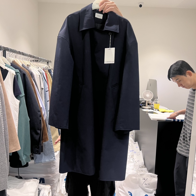 GABRIELLE東大門㊣實拍女裝新款休閑人氣熱賣真品職業長款風衣GABRIELLE長款風衣圖色1