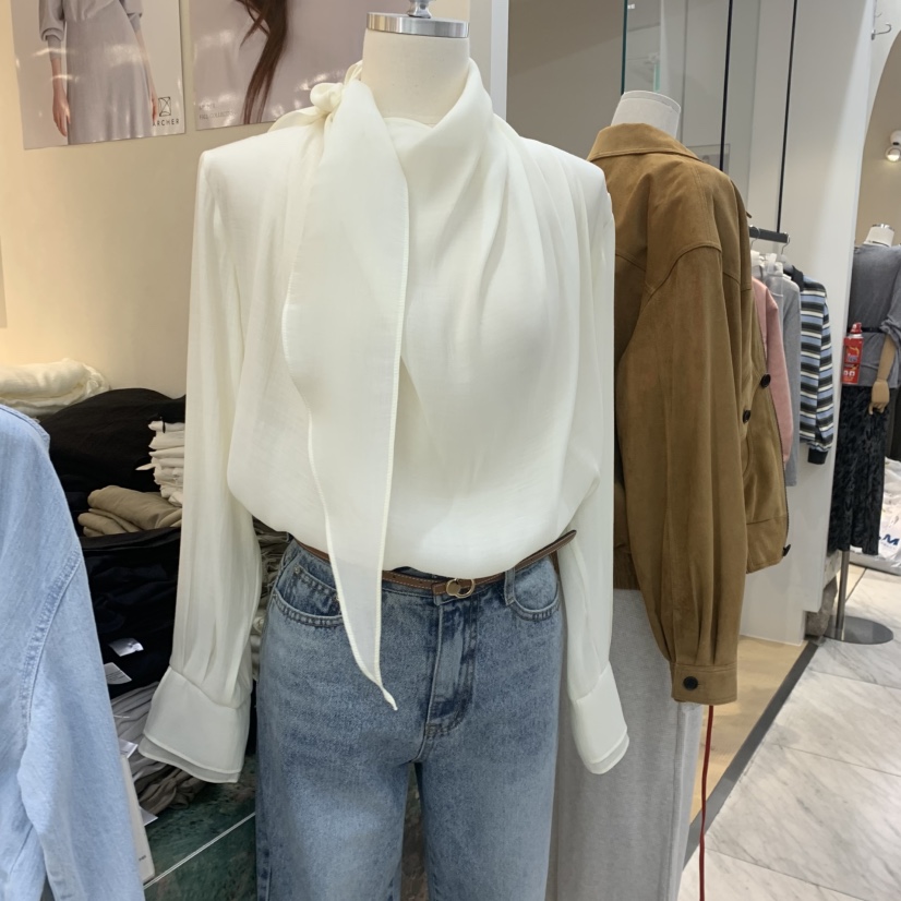ARCHER東大門㊣代購女士新品休閑推薦人氣25秋冬襯衫蕾絲衫ARCHER襯衫/蕾絲衫圖色1