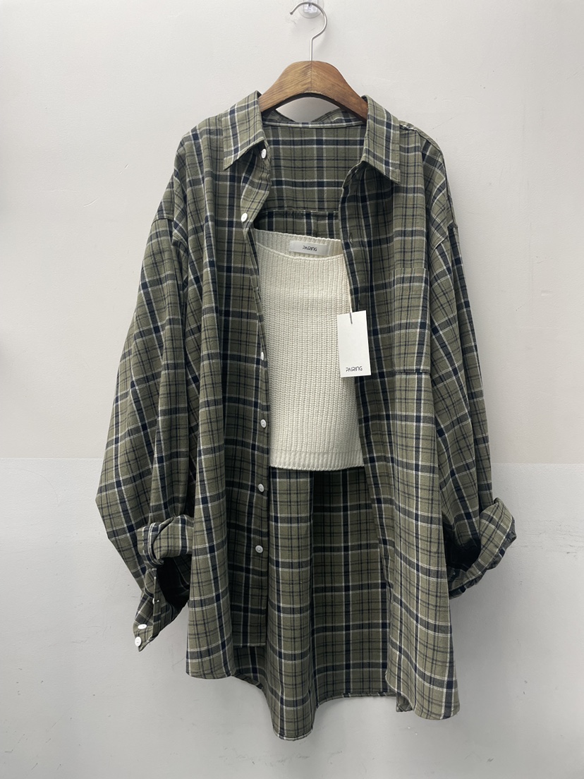 PAIRING東大門㊣代購女裝新品休閑熱賣真品時尚職業襯衫蕾絲衫PAIRING襯衫/蕾絲衫圖色2
