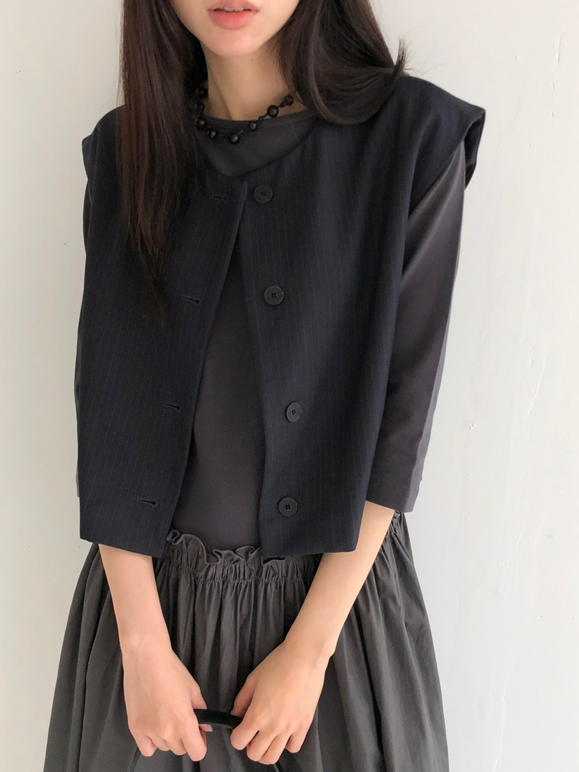 FOSET東大門㊣直郵女裝新款推薦時尚人氣職業熱賣休閑真品馬甲FOSET馬甲