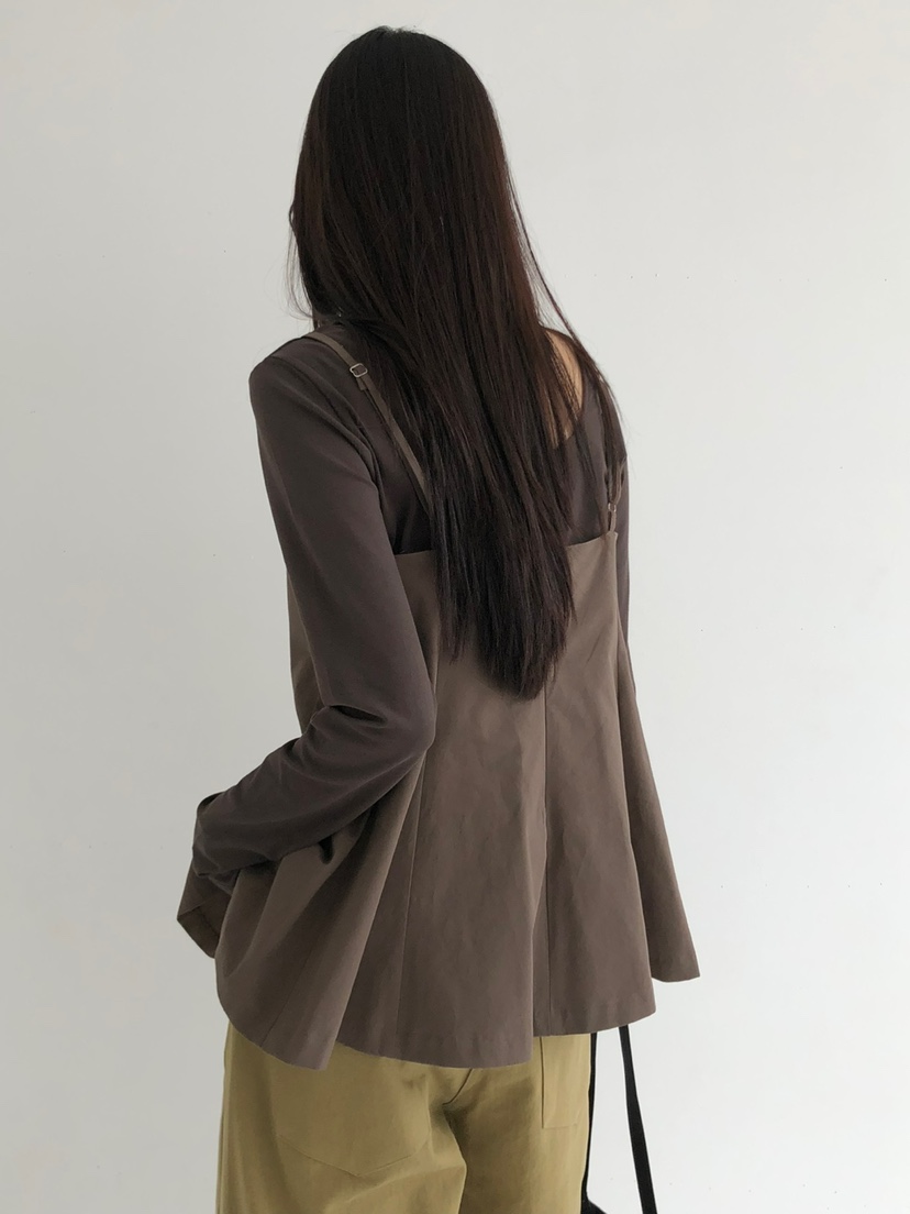 FOSET韓國代購㊣女裝新品25秋冬熱賣休閑時尚真品推薦吊帶背心FOSET吊帶/背心