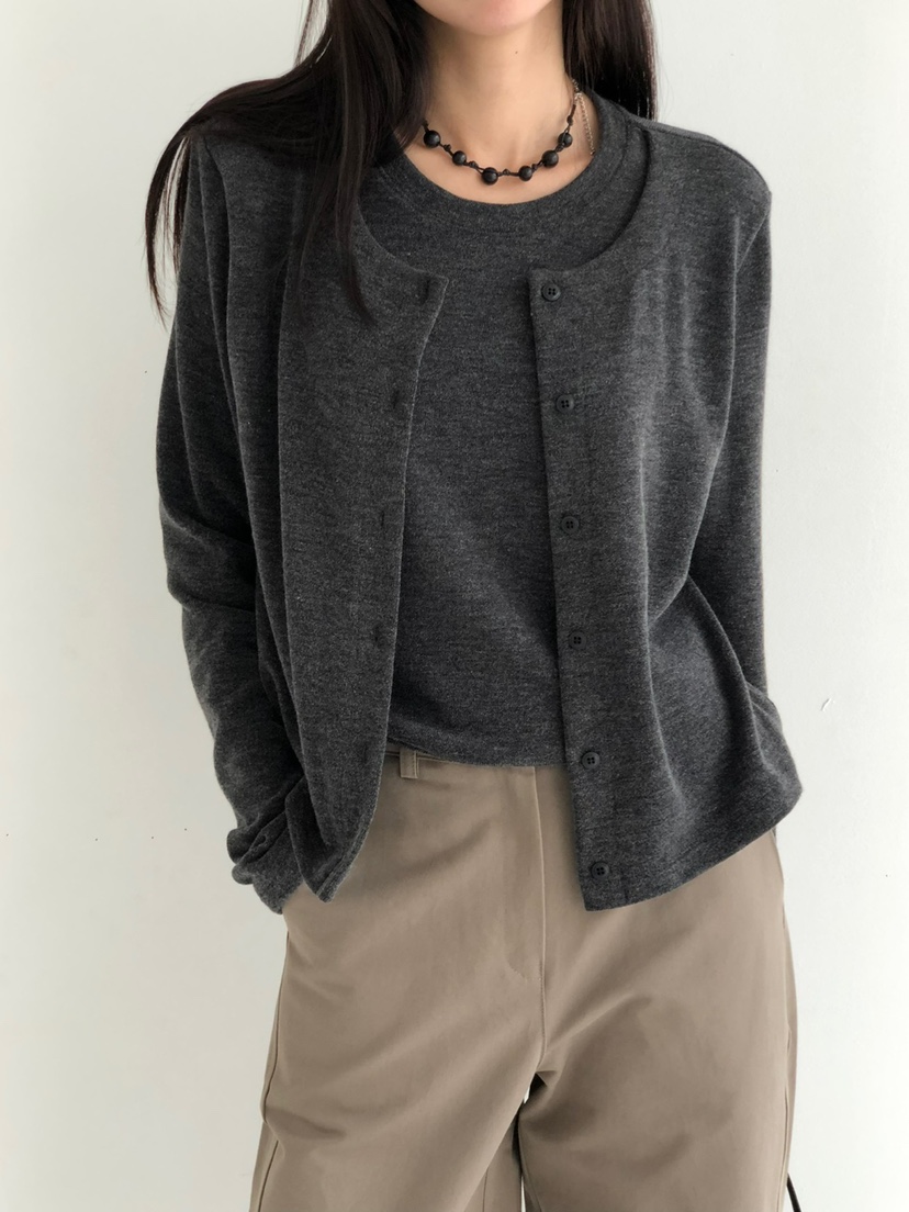 FOSET東大門㊣直郵女士新款職業休閑時尚真品長袖T恤假兩件FOSET長袖T恤