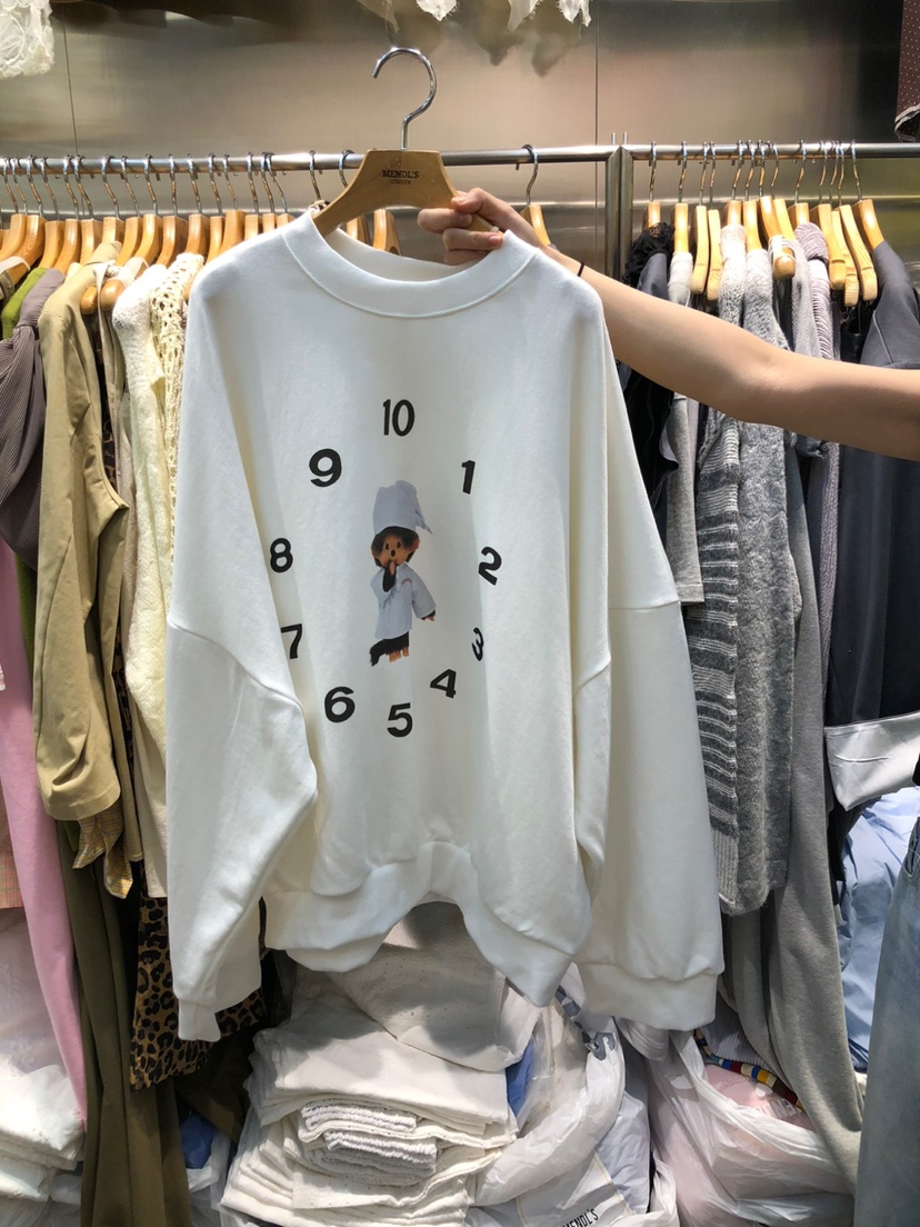 MENDL S東大門㊣實拍女裝新品職業人氣休閑熱賣25秋冬衛衣MENDL S衛衣圖色1