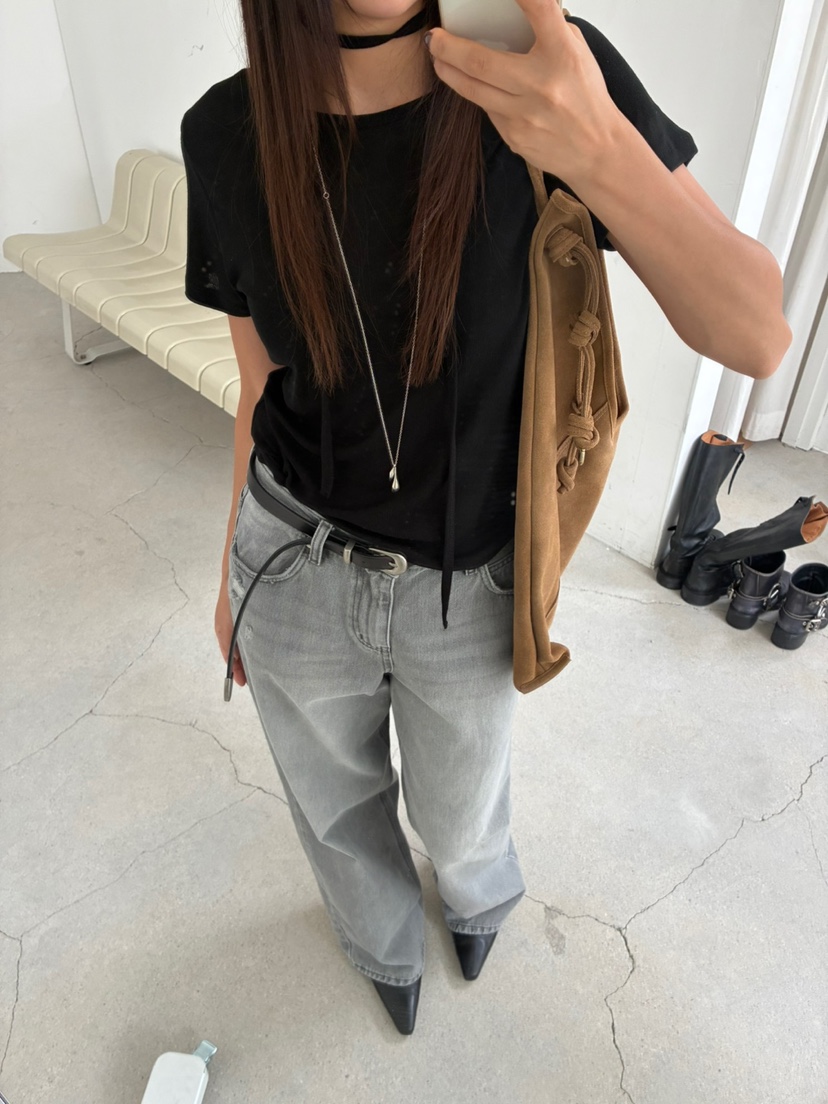 ACME韓國直郵㊣女士新款職業時尚熱賣人氣推薦真品25秋冬T恤羊毛ACMET恤