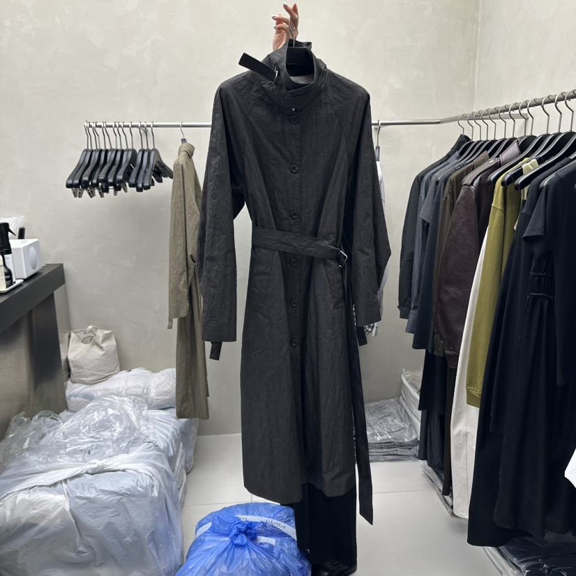 MARINER韓國代購㊣女裝新品25秋冬真品人氣休閑長款風衣含腰帶MARINER長款風衣