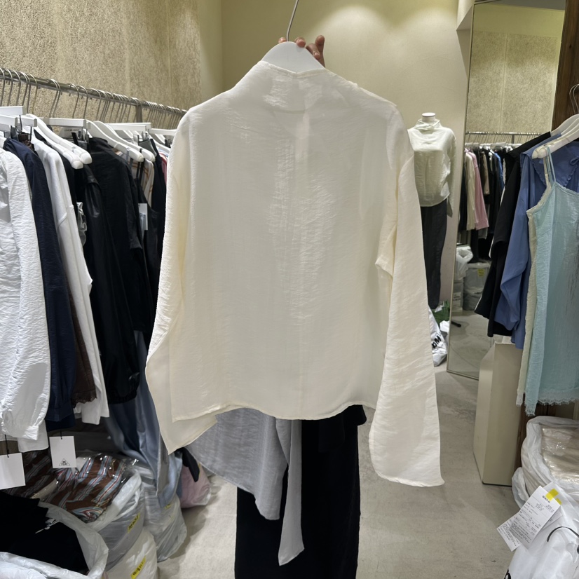 REFLAT東大門㊣直郵女士新品時尚職業推薦真品休閑襯衫蕾絲衫REFLAT襯衫/蕾絲衫圖色3