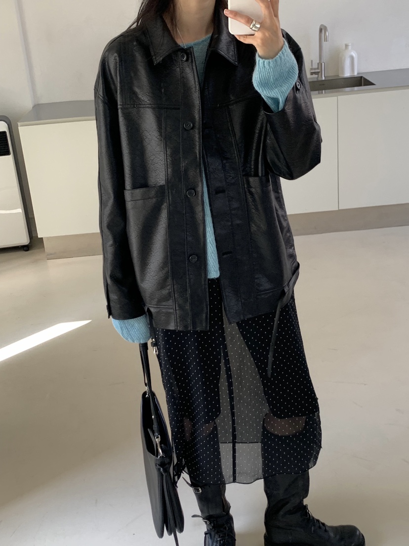 ARC東大門㊣實拍女裝新款推薦職業人氣休閑熱賣真品夾克皮革ARC EN CIEL夾克