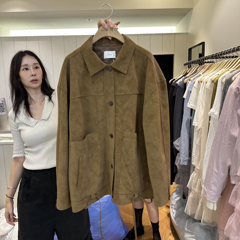 ARC東大門㊣實拍女裝新款推薦職業人氣休閑熱賣真品夾克皮革ARC EN CIEL夾克圖色2