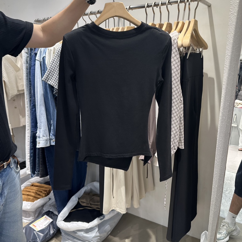 MAGNOLIA36-L韓國代購㊣女裝新品真品熱賣休閑25秋冬長袖T恤MAGNOLIA36-L長袖T恤