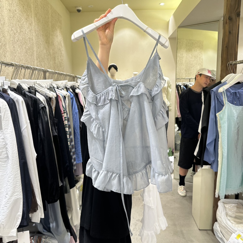 REFLAT韓國代購㊣女裝新品時尚人氣熱賣25秋冬職業吊帶背心REFLAT吊帶/背心