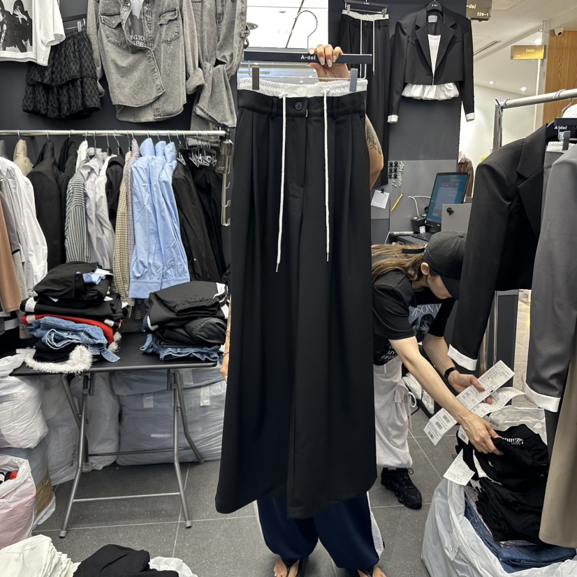 A-DEL韓國代購㊣女士新款熱賣職業推薦時尚25秋冬休閑休閑褲A-DEL休閑褲圖色3