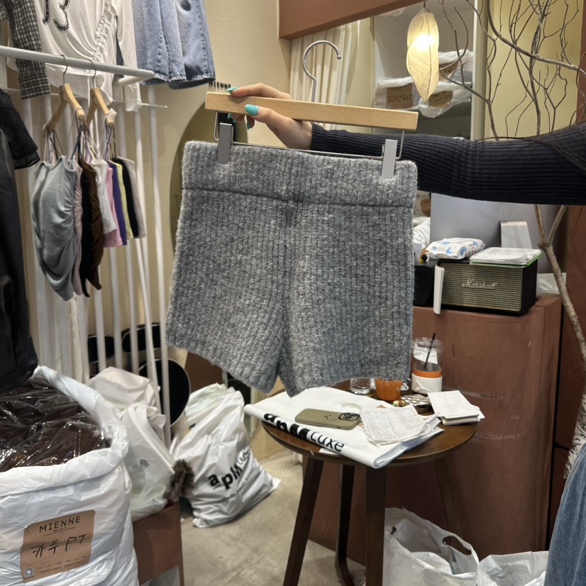 MIENNE東大門㊣代購女士新品時尚推薦25秋冬人氣職業休閑短褲MIENNE短褲