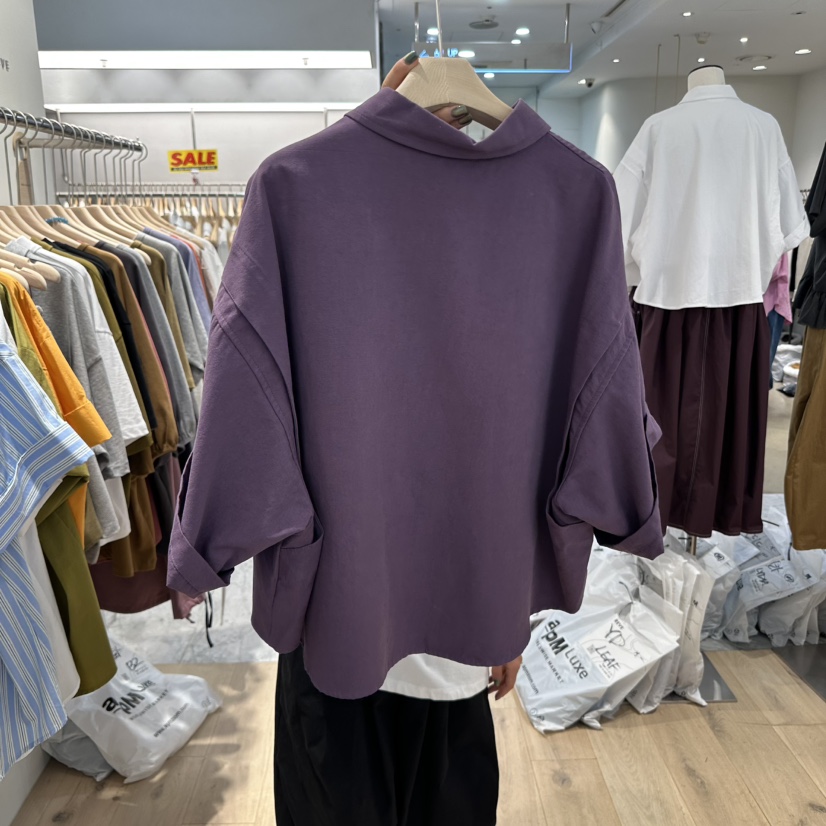 REVE-L東大門㊣實拍女裝新品時尚真品熱賣25秋冬襯衫蕾絲衫REVE-L襯衫/蕾絲衫