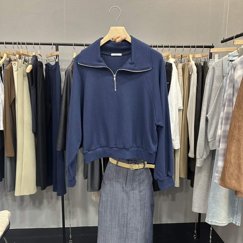 FLAMME TOIT東大門㊣實拍女士新品真品推薦熱賣休閑25秋冬衛衣FLAMME TOIT衛衣圖色1