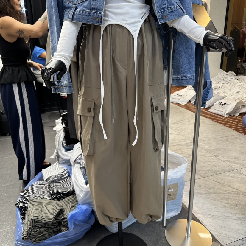 A-DEL韓國代購㊣女士新品25秋冬職業熱賣真品人氣休閑休閑褲A-DEL休閑褲圖色4