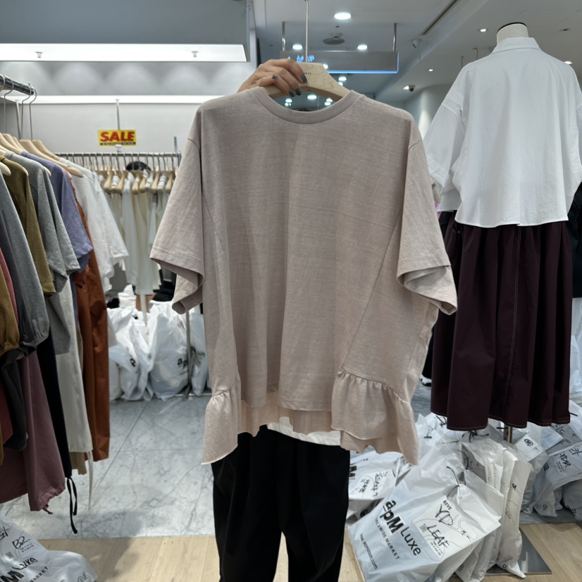 REVE-L韓國代購㊣女士新品時尚推薦真品人氣休閑熱賣職業T恤REVE-LT恤圖色3