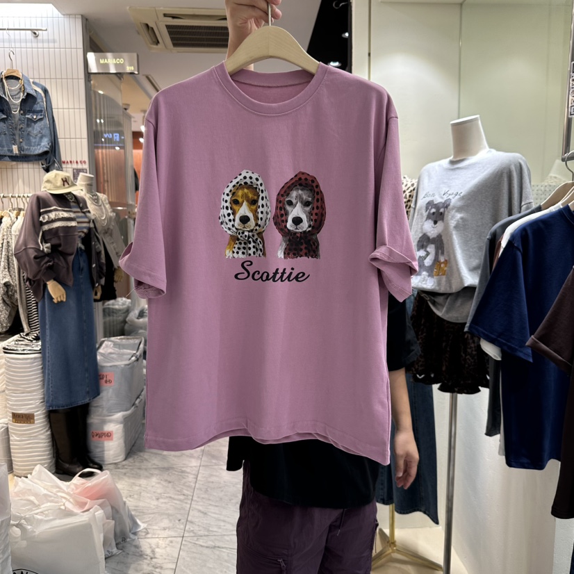 COCOMATON韓國代購㊣女士新款熱賣時尚25秋冬推薦人氣職業T恤COCOMATONT恤圖色2