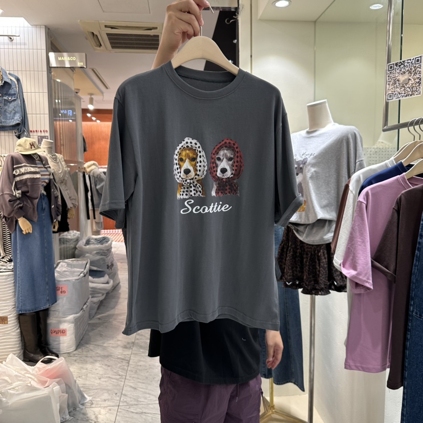 COCOMATON韓國代購㊣女士新款熱賣時尚25秋冬推薦人氣職業T恤COCOMATONT恤圖色5
