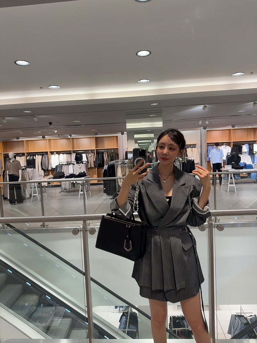 PALETTE-Q東大門㊣代購女裝新款職業人氣休閑熱賣短裙裹身裙PALETTE短裙