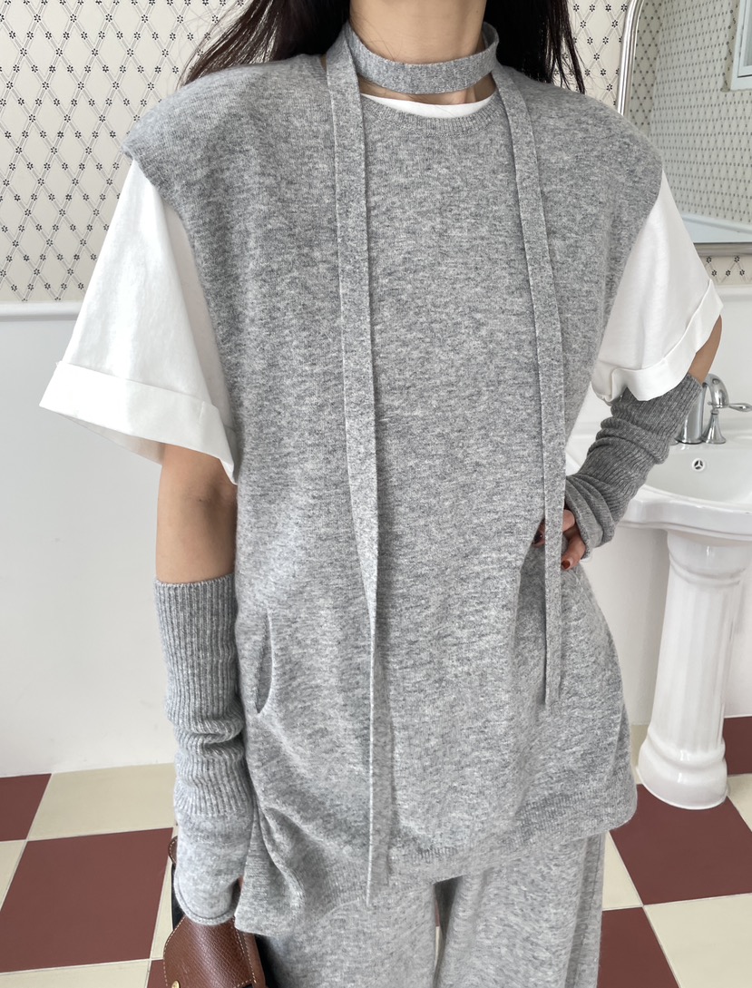 CHAHEE東大門㊣直郵女裝新款人氣休閑熱賣套裝三件套含脖帶CHAHEE套裝