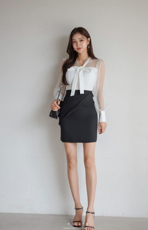 HIGH HEELS韓國直郵㊣女士新品25秋冬休閑人氣時尚襯衫蕾絲衫HIGH HEELS襯衫/蕾絲衫