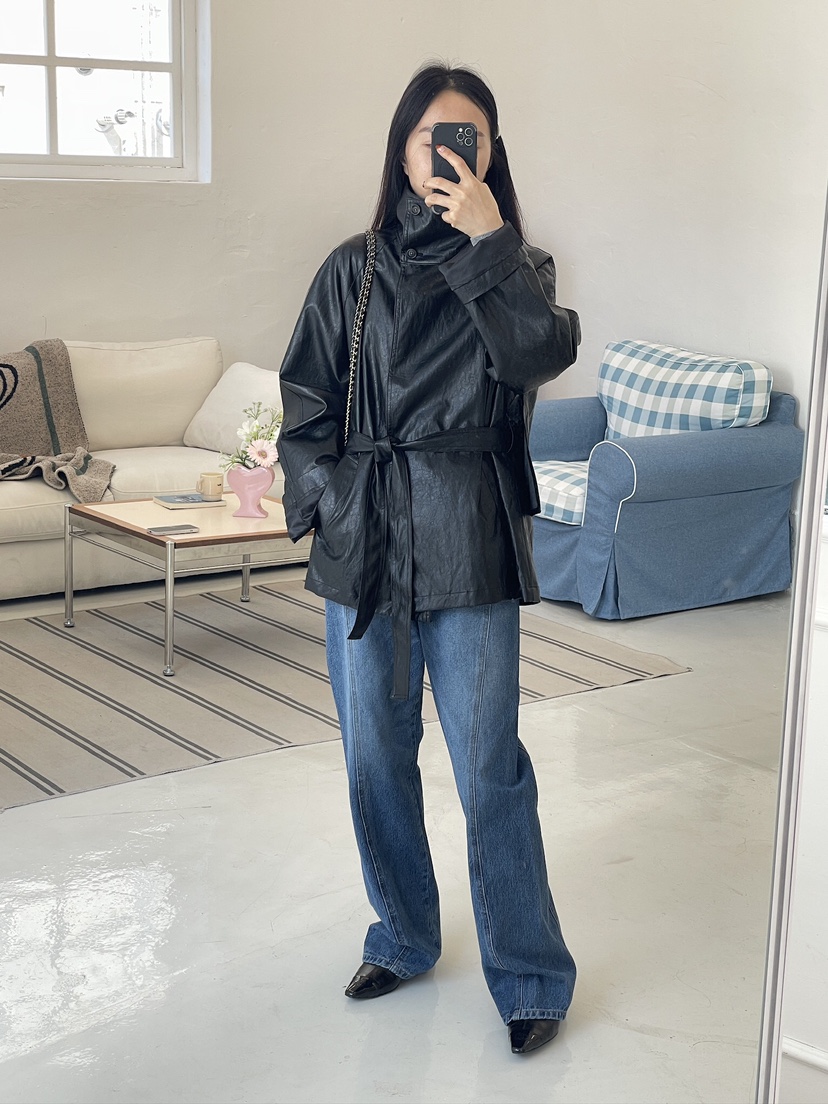 CHAHEE韓國代購㊣女裝新款職業人氣真品時尚熱賣牛仔褲口袋CHAHEE牛仔褲