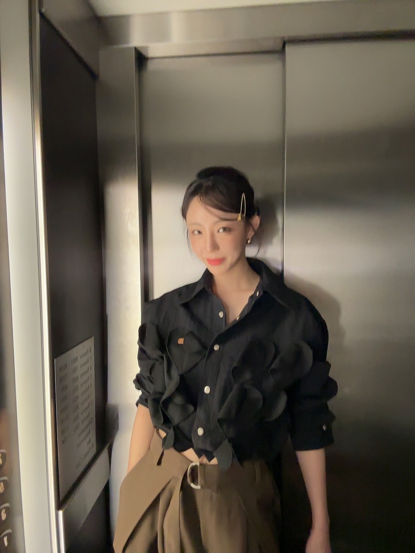 PALETTE-Q韓國直郵㊣女裝新品真品人氣時尚推薦襯衫蕾絲衫PALETTE襯衫/蕾絲衫