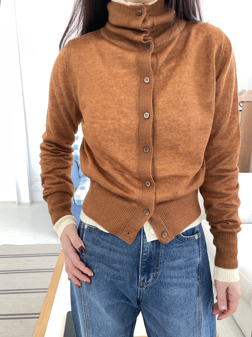 CHAHEE東大門㊣代購女裝新品真品熱賣25秋冬休閑針織衫高領CHAHEE針織衫