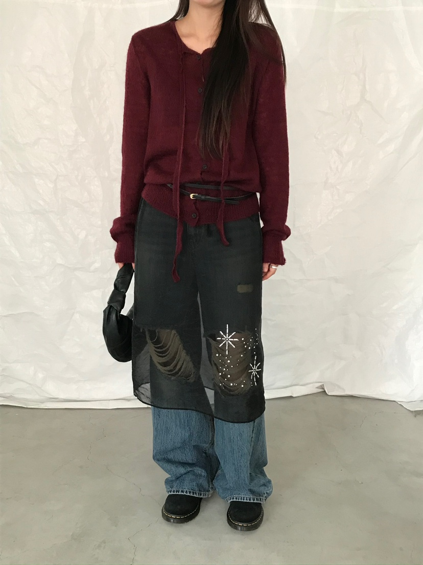 ESCHER東大門㊣直郵女裝新品休閑25秋冬熱賣人氣半身裙中短裙ESCHER半身裙/中短裙