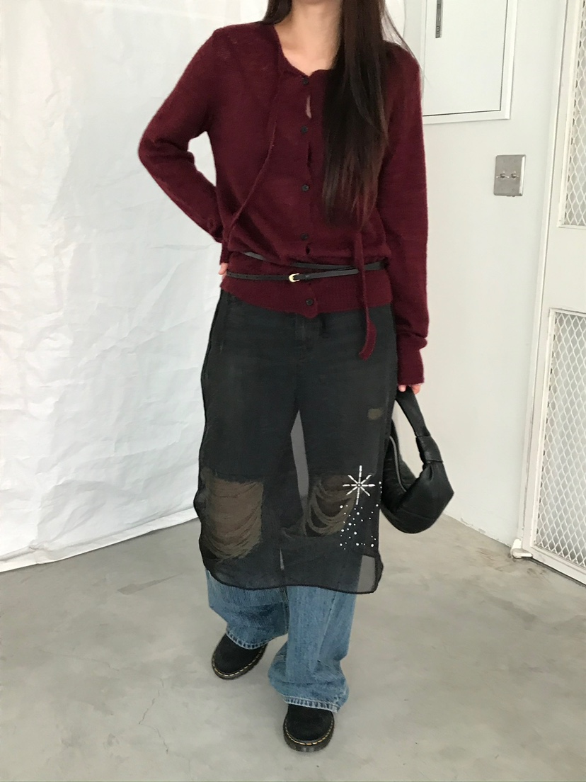 ESCHER東大門㊣直郵女裝新品休閑25秋冬熱賣人氣半身裙中短裙ESCHER半身裙/中短裙