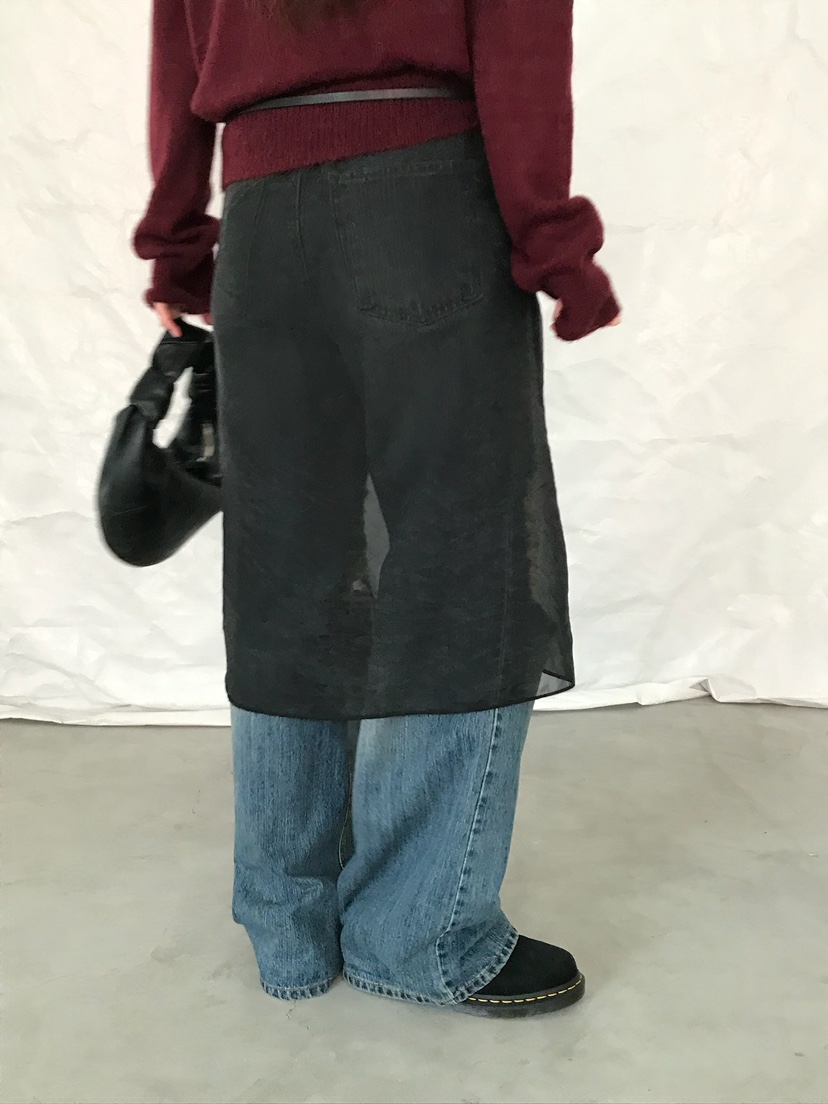 ESCHER東大門㊣直郵女裝新品休閑25秋冬熱賣人氣半身裙中短裙ESCHER半身裙/中短裙