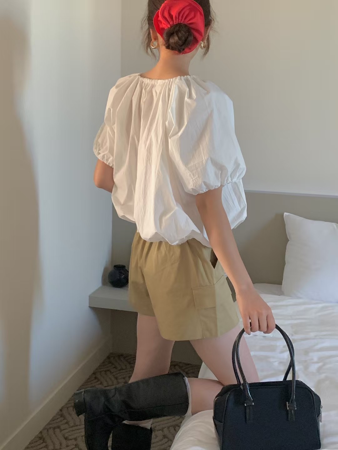 KIMFASHION韓國代購㊣女士新品休閑25秋冬熱賣時尚襯衫蕾絲衫KIMFASHION襯衫/蕾絲衫