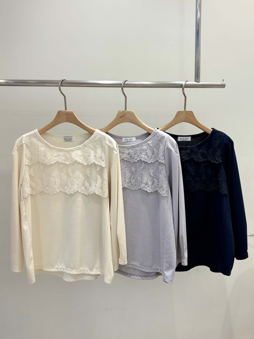 BLUE RIBBON東大門㊣實拍女士新品熱賣休閑時尚襯衫蕾絲衫BLUE RIBBON襯衫/蕾絲衫