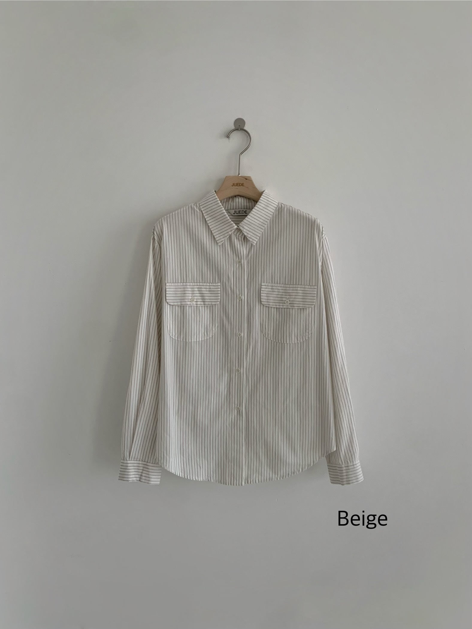 JUEDE（此品牌容易投訴）東大門㊣實拍女裝新款真品襯衫蕾絲衫JUEDE襯衫/蕾絲衫圖色1