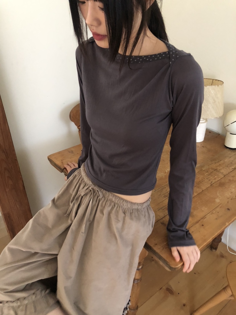 UN.TOY-언토이-T東大門㊣直郵女士新款推薦職業時尚長袖T恤UN.TOY長袖T恤圖色2